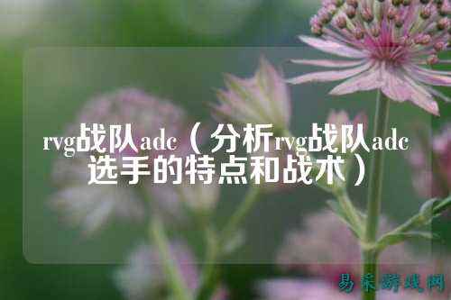 rvg战队adc（分析rvg战队adc选手的特点和战术）