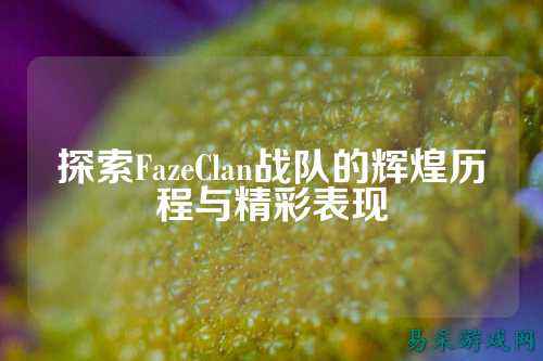 探索FazeClan战队的辉煌历程与精彩表现