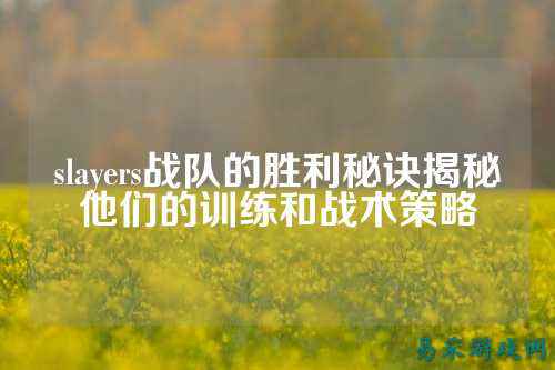slayers战队的胜利秘诀揭秘他们的训练和战术策略