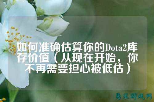 如何准确估算你的Dota2库存价值(从现在开始,你不再需要担心被低估)