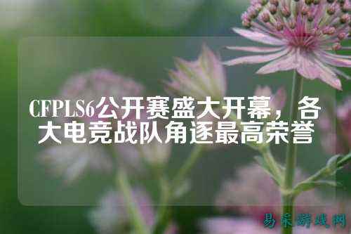 CFPLS6公开赛盛大开幕，各大电竞战队角逐最高荣誉