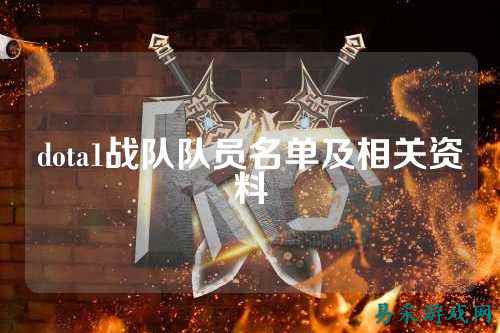 dota1战队队员名单及相关资料