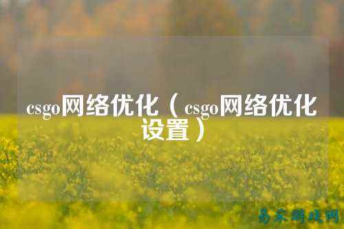 csgo网络优化（csgo网络优化设置）