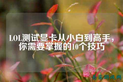 LOL测试显卡从小白到高手,你需要掌握的10个技巧