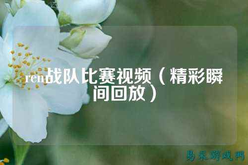ren战队比赛视频（精彩瞬间回放）