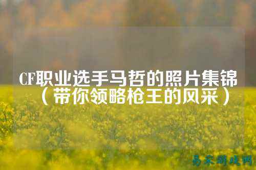 CF职业选手马哲的照片集锦（带你领略枪王的风采）