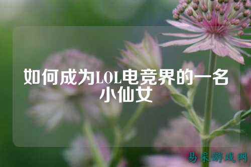 如何成为LOL电竞界的一名小仙女