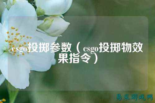 csgo投掷参数(csgo投掷物效果指令)