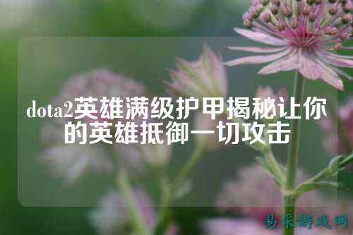 dota2英雄满级护甲揭秘让你的英雄抵御一切攻击