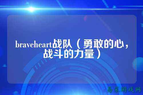braveheart战队（勇敢的心，战斗的力量）