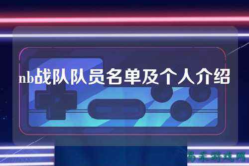 nb战队队员名单及个人介绍