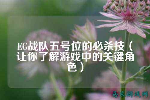 EG战队五号位的必杀技（让你了解游戏中的关键角色）