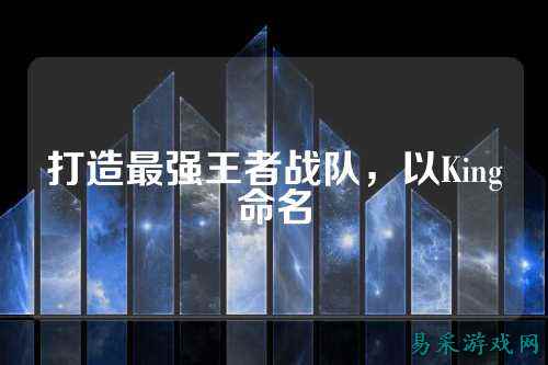 打造最强王者战队，以King命名