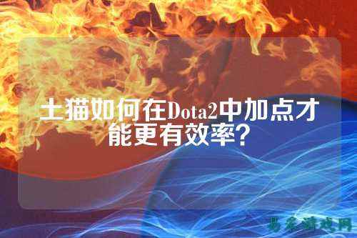 土猫如何在Dota2中加点才能更有效率?