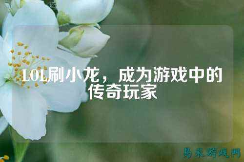 LOL刷小龙,成为游戏中的传奇玩家