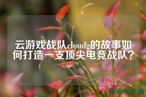 云游戏战队cloudg的故事如何打造一支顶尖电竞战队？