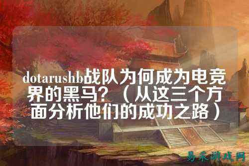 dotarushb战队为何成为电竞界的黑马？（从这三个方面分析他们的成功之路）