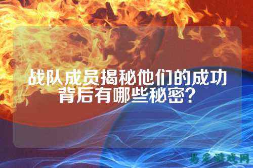 战队成员揭秘他们的成功背后有哪些秘密？