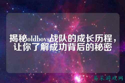揭秘oldboys战队的成长历程，让你了解成功背后的秘密