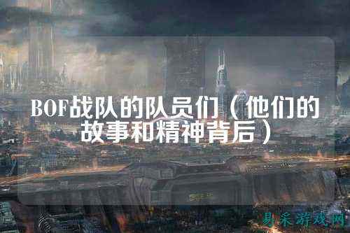 BOF战队的队员们（他们的故事和精神背后）