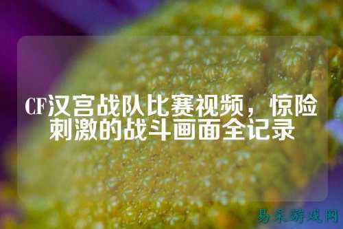CF汉宫战队比赛视频，惊险刺激的战斗画面全记录