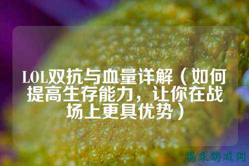 LOL双抗与血量详解（如何提高生存能力，让你在战场上更具优势）