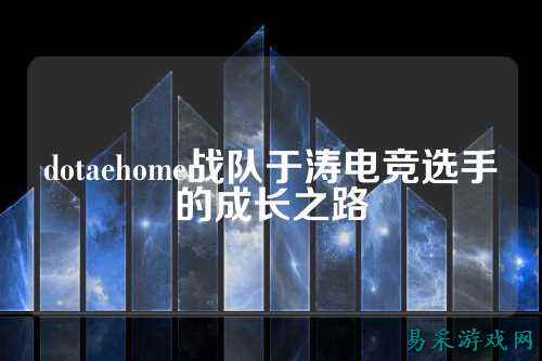 dotaehome战队于涛电竞选手的成长之路