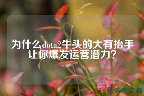 为什么dota2牛头的大有抬手让你爆发运营潜力？