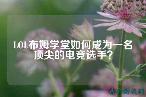 LOL布姆学堂如何成为一名顶尖的电竞选手?