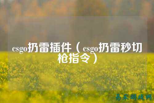 csgo扔雷插件(csgo扔雷秒切枪指令)