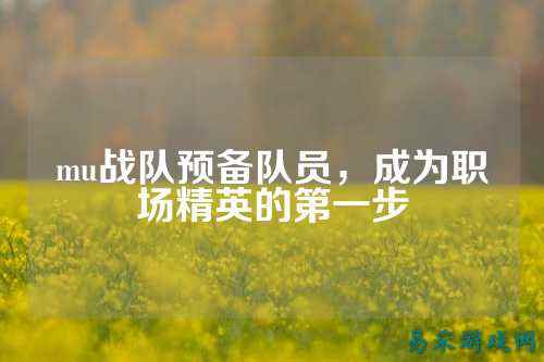 mu战队预备队员，成为职场精英的第一步