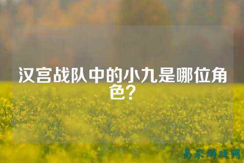 汉宫战队中的小九是哪位角色？