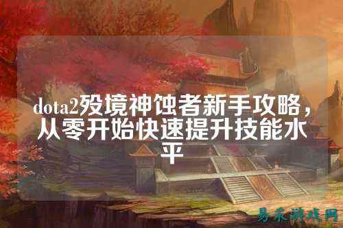 dota2殁境神蚀者新手攻略,从零开始快速提升技能水平