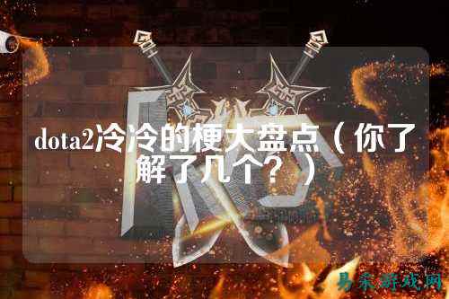 dota2冷冷的梗大盘点(你了解了几个?)