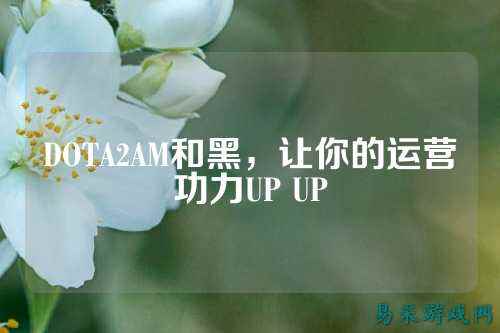 DOTA2AM和黑,让你的运营功力UP UP