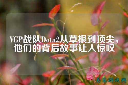 VGP战队Dota2从草根到顶尖，他们的背后故事让人惊叹