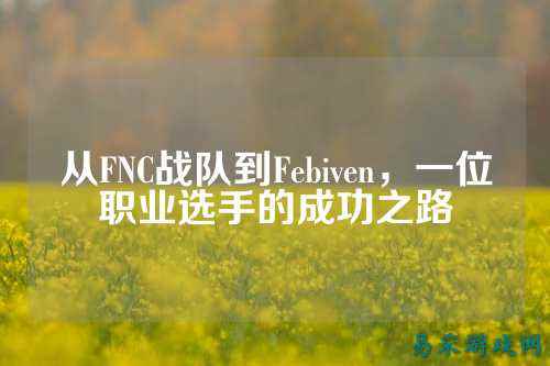 从FNC战队到Febiven，一位职业选手的成功之路