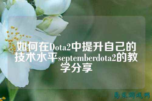 如何在Dota2中提升自己的技术水平septemberdota2的教学分享