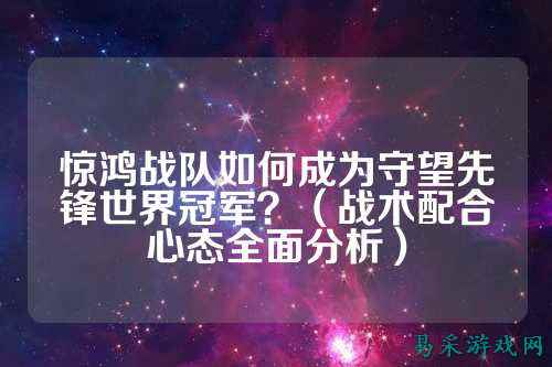 惊鸿战队如何成为守望先锋世界冠军？（战术配合心态全面分析）