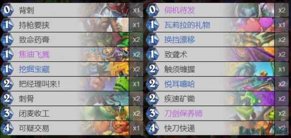 炉石传说标准刀贼卡组代码分享