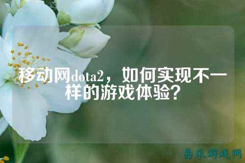 移动网dota2，如何实现不一样的游戏体验？