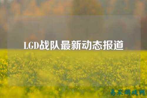 LGD战队最新动态报道