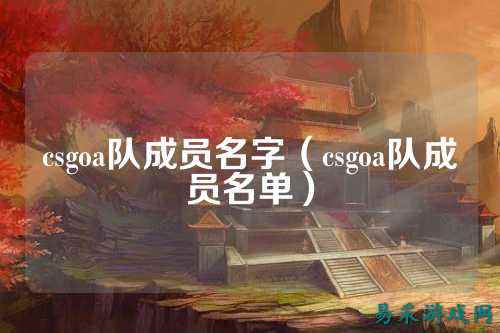 csgoa队成员名字(csgoa队成员名单)