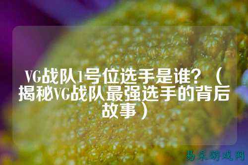 VG战队1号位选手是谁？（揭秘VG战队最强选手的背后故事）