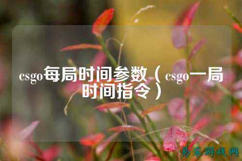 csgo每局时间参数(csgo一局时间指令)
