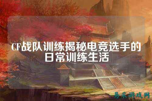 CF战队训练揭秘电竞选手的日常训练生活
