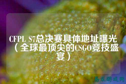 CFPL S7总决赛具体地址曝光(全球最顶尖的CSGO竞技盛宴)