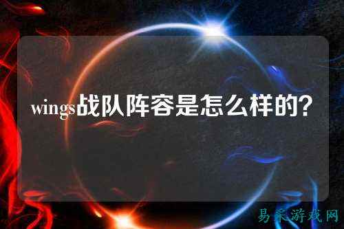 wings战队阵容是怎么样的？