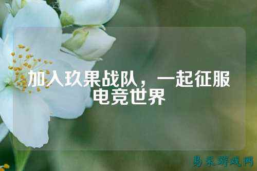 加入玖果战队，一起征服电竞世界