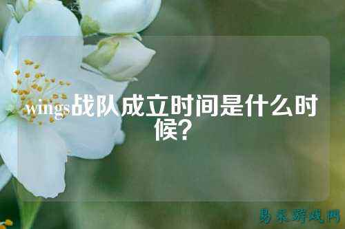 wings战队成立时间是什么时候？